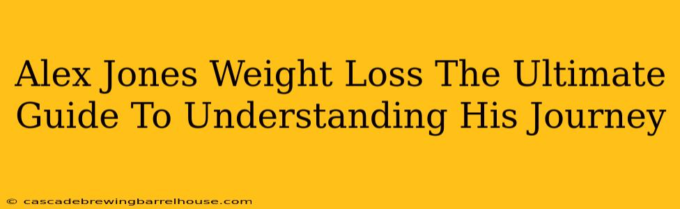 Alex Jones Weight Loss The Ultimate Guide To Understanding His Journey