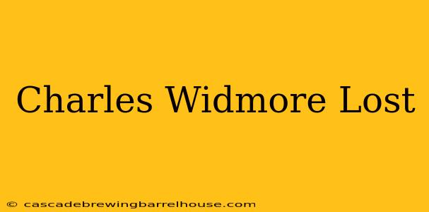 Charles Widmore Lost