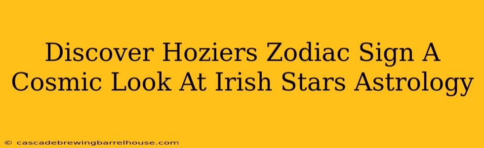 Discover Hoziers Zodiac Sign A Cosmic Look At Irish Stars Astrology