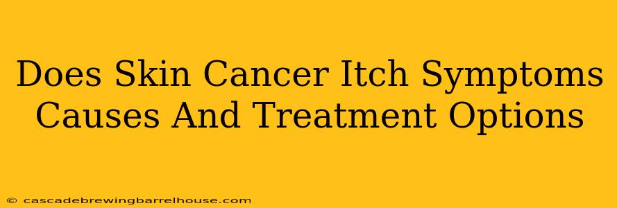 Does Skin Cancer Itch Symptoms Causes And Treatment Options