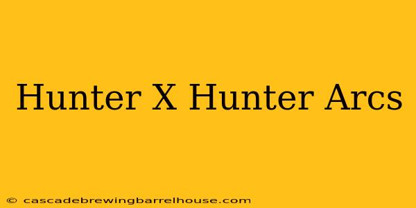 Hunter X Hunter Arcs