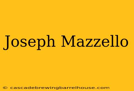 Joseph Mazzello