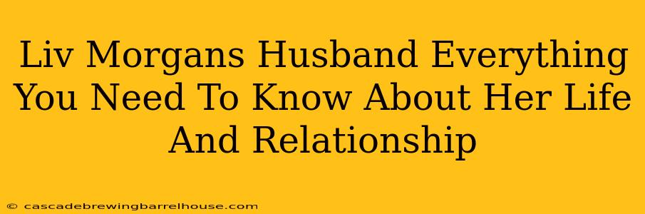 Liv Morgans Husband Everything You Need To Know About Her Life And Relationship