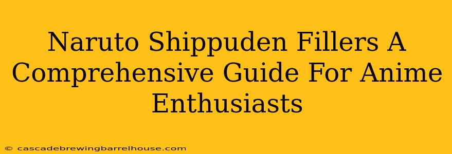 Naruto Shippuden Fillers A Comprehensive Guide For Anime Enthusiasts