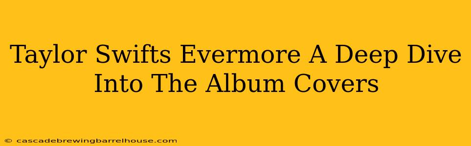 Taylor Swifts Evermore A Deep Dive Into The Album Covers