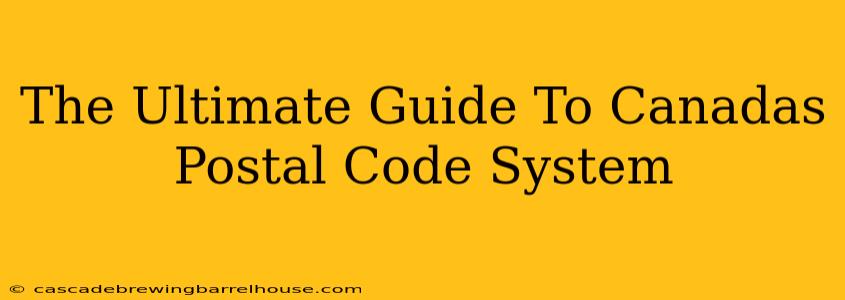 The Ultimate Guide To Canadas Postal Code System